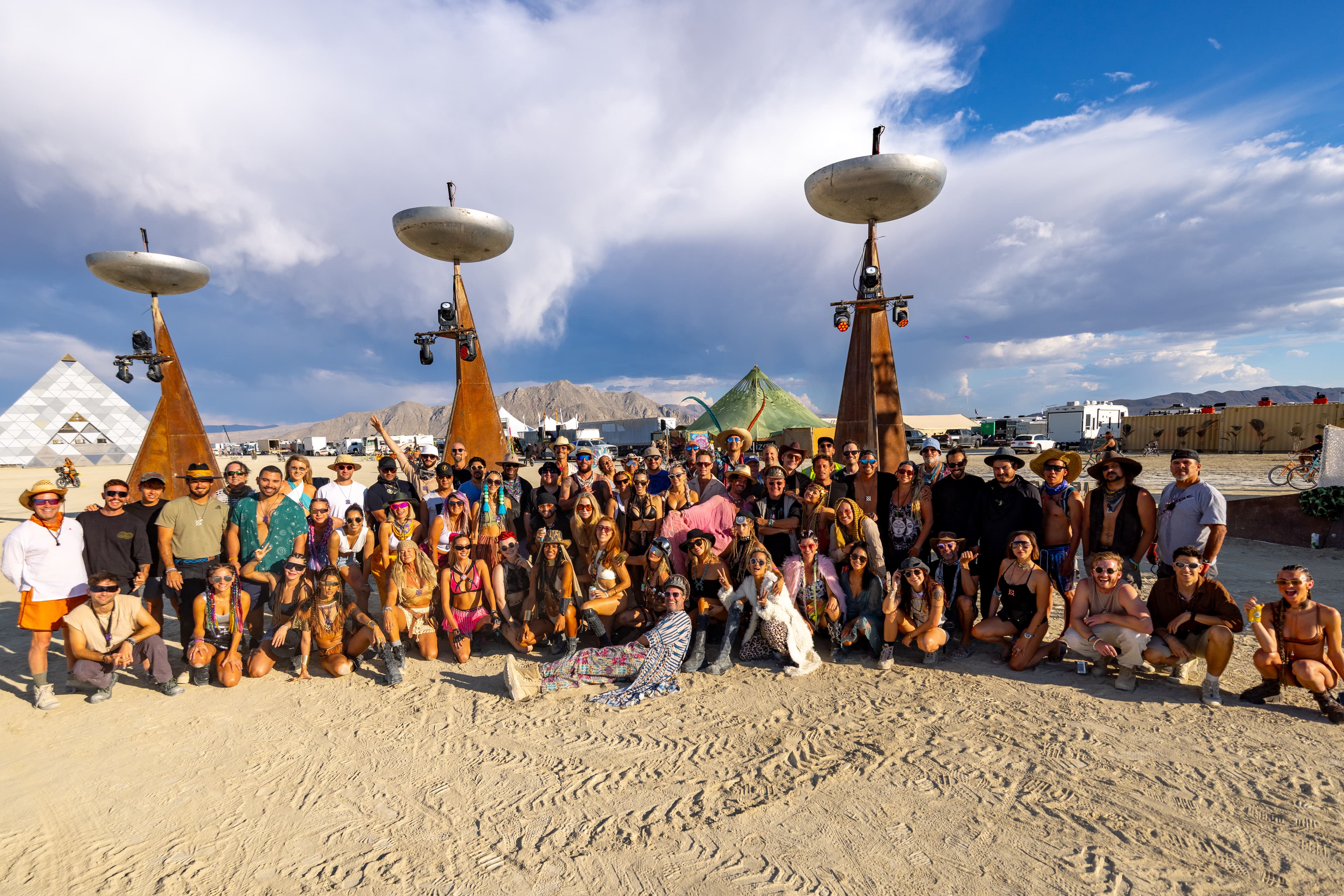 Playground community gathering