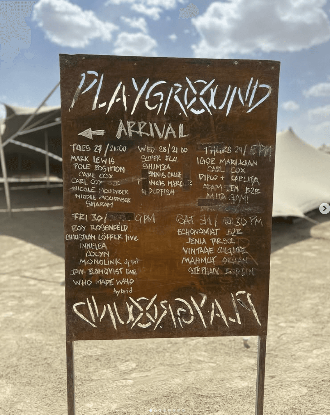 DJ performing at the Arrival Stage